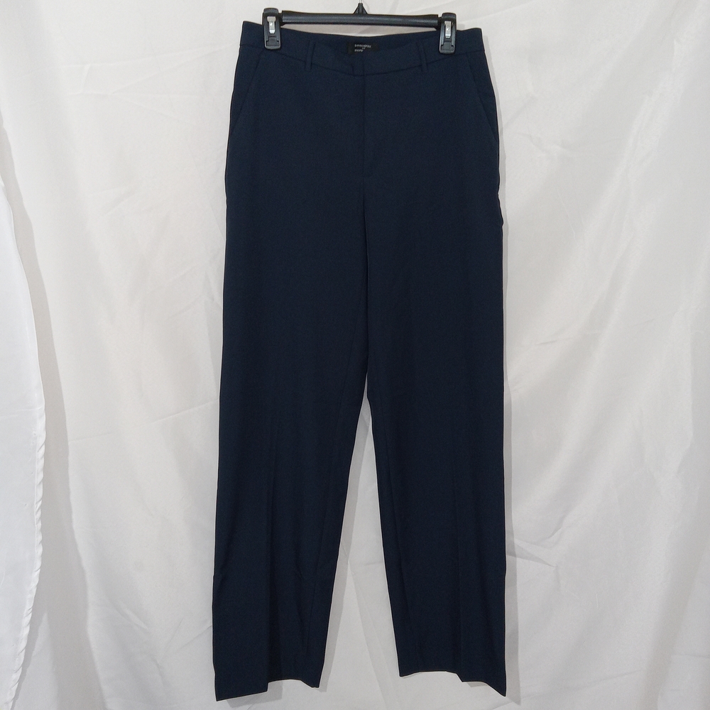 NWT Banana Republic Sculpted Stretch High Rise Straight Pants Sz 6 Prep Navy $90 - Picture 3 of 15